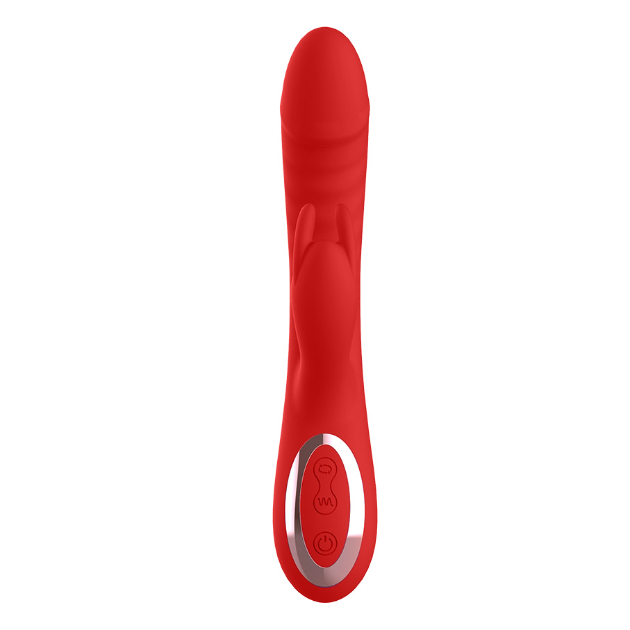 10-Pattern Dual Vibrating & 5-Pattern Flapping Clitoral Stimulator