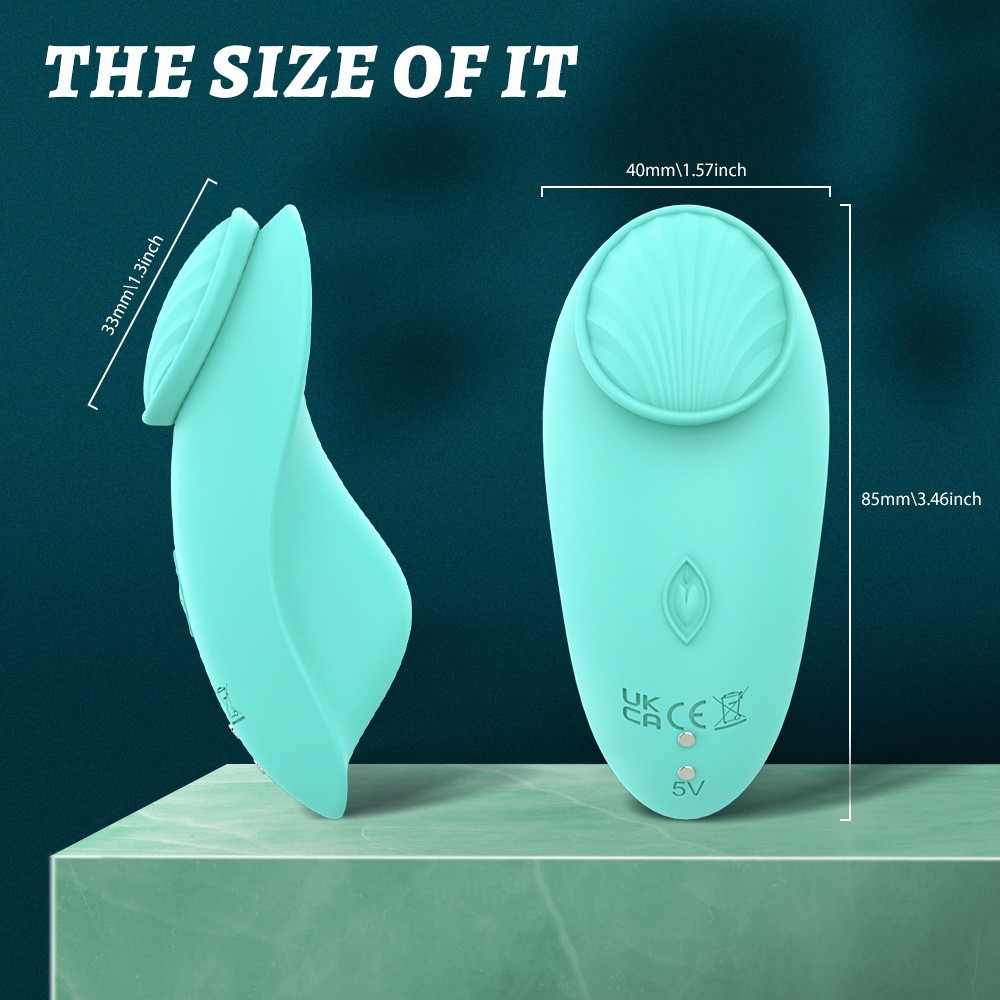 Wearable vibrating toy for women, wireless remote control vibration