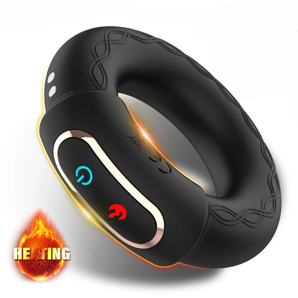 Male heated vibrating ring - Cock Rings
